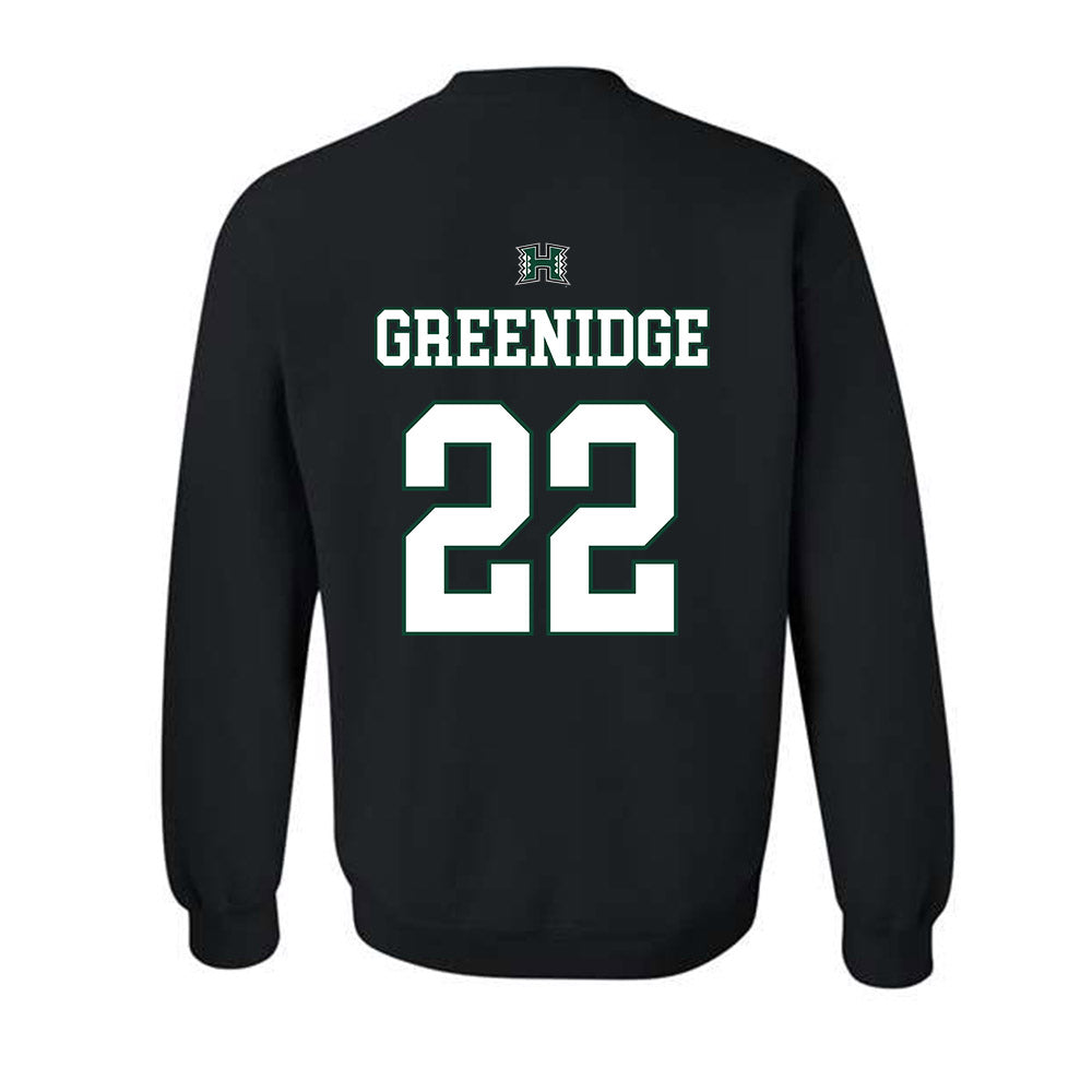 Hawaii - NCAA Men's Volleyball : Quintin Greenidge - Sports Shersey Crewneck Sweatshirt-1