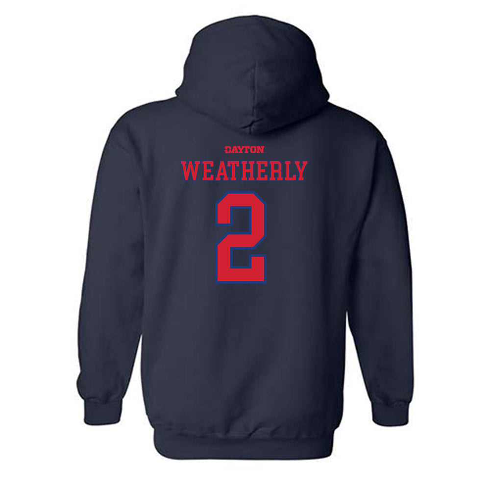 Dayton - NCAA Football : Donovan Weatherly - Generic Shersey Hooded Sweatshirt-1