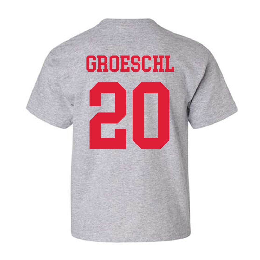 Dayton - NCAA Baseball : Ben Groeschl - Classic Shersey Youth T-Shirt-1
