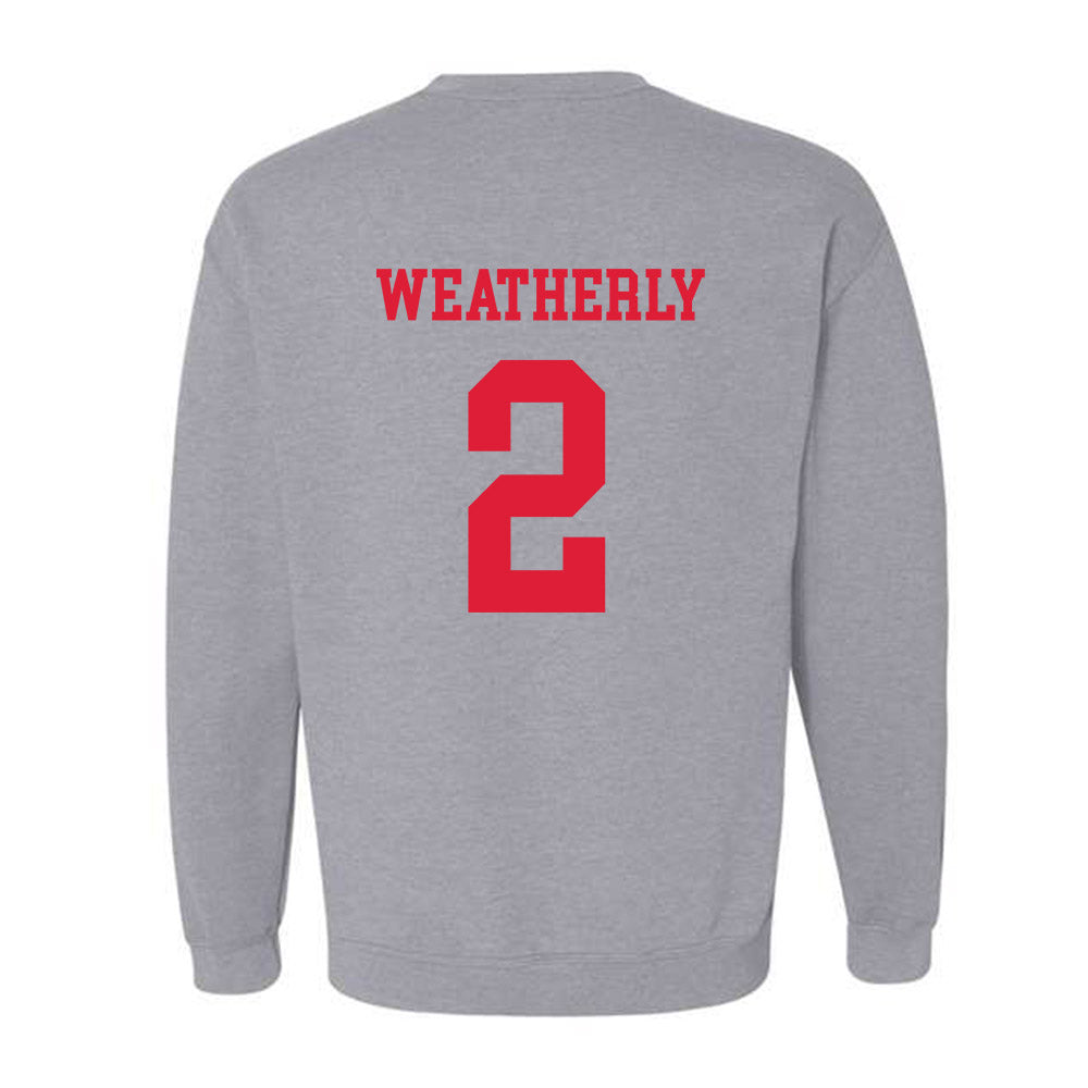 Dayton - NCAA Football : Donovan Weatherly - Classic Shersey Crewneck Sweatshirt-1