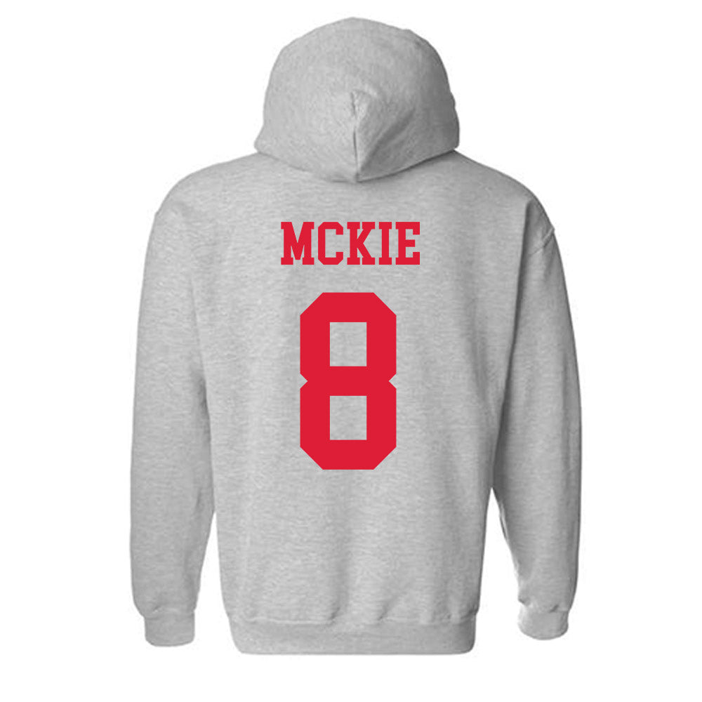 Dayton - NCAA Men's Basketball : Jaron McKie - Classic Shersey Hooded Sweatshirt-1