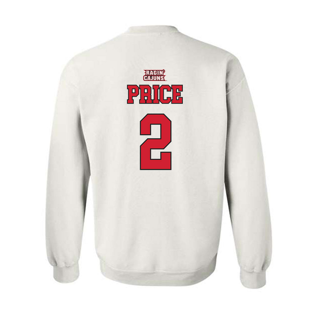 Louisiana - NCAA Women's Basketball : Amijah Price - Sports Shersey Crewneck Sweatshirt-1