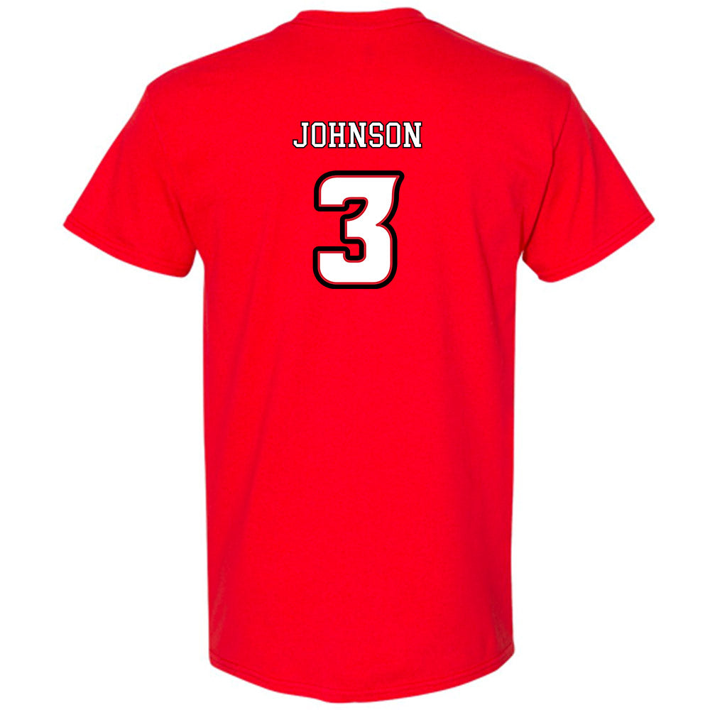 Louisiana - NCAA Football : Micah Johnson - Generic Shersey T-Shirt-1