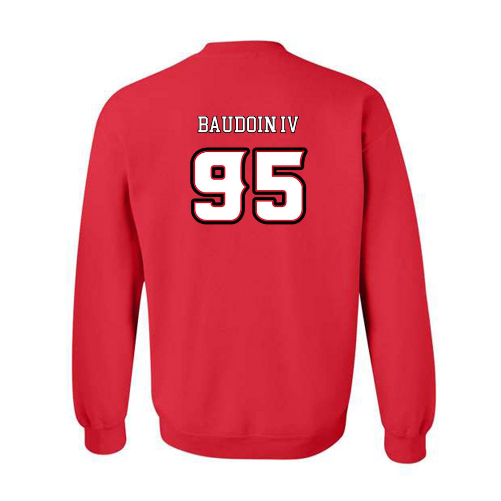 Louisiana - NCAA Football : Maxie Baudoin IV - Generic Shersey Crewneck Sweatshirt-1