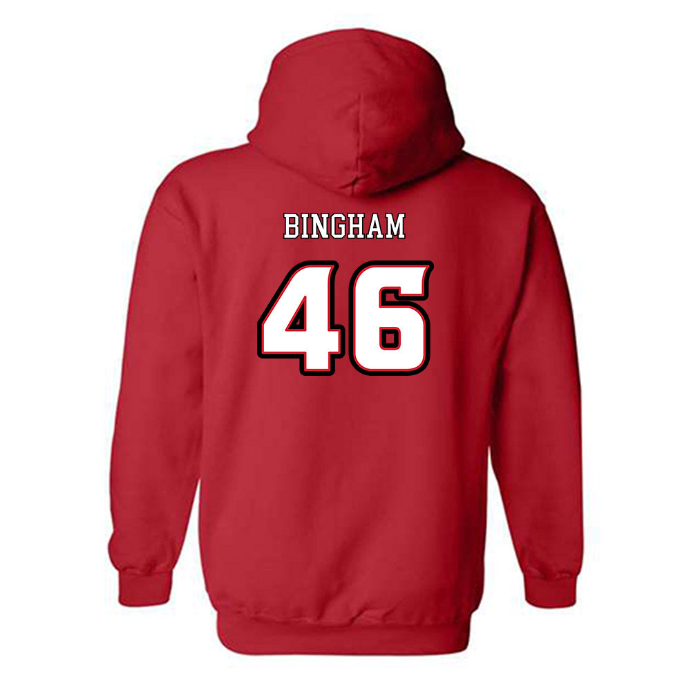 Louisiana - NCAA Football : Roderick Bingham - Generic Shersey Hooded Sweatshirt-1