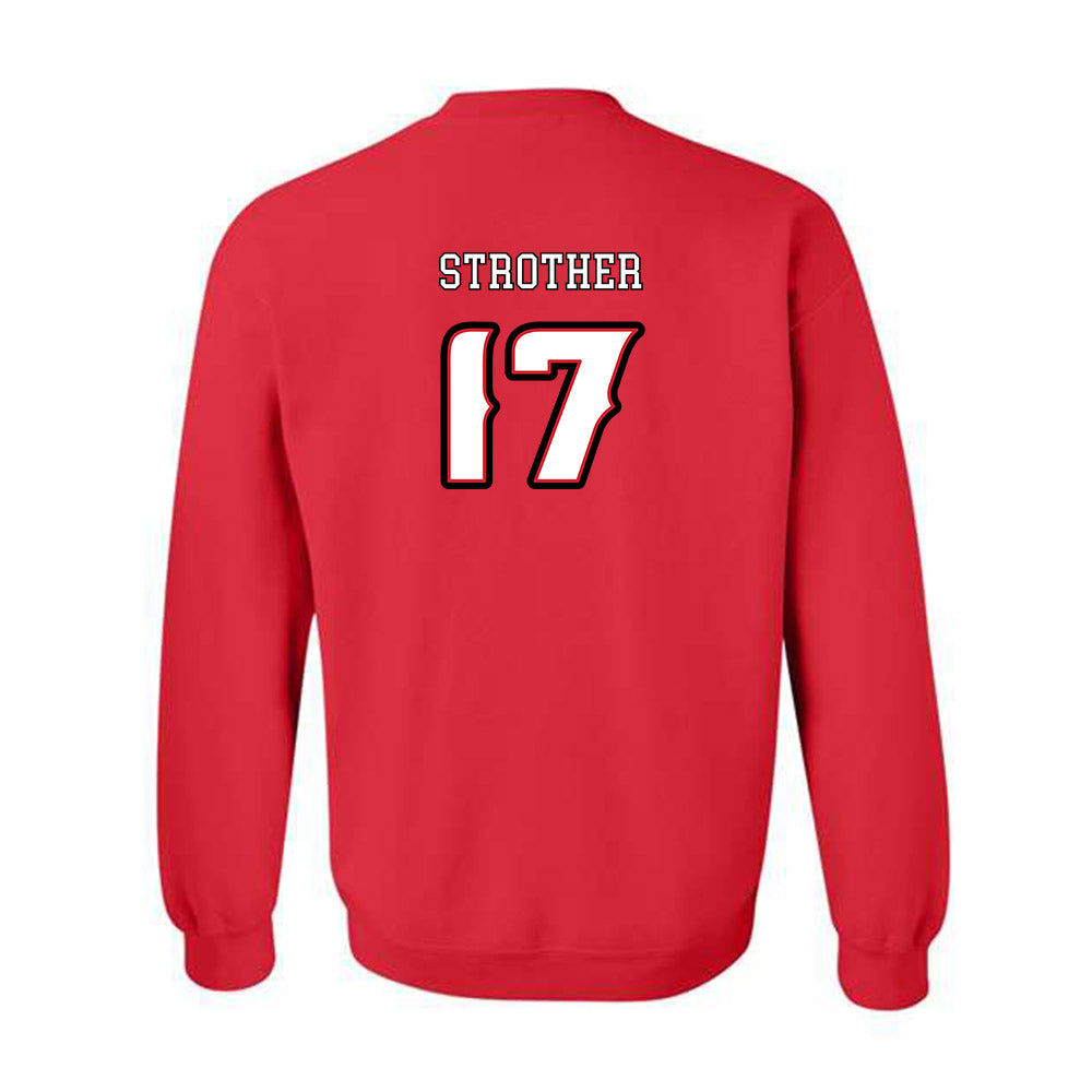 Louisiana - NCAA Football : Landon Strother - Generic Shersey Crewneck Sweatshirt-1