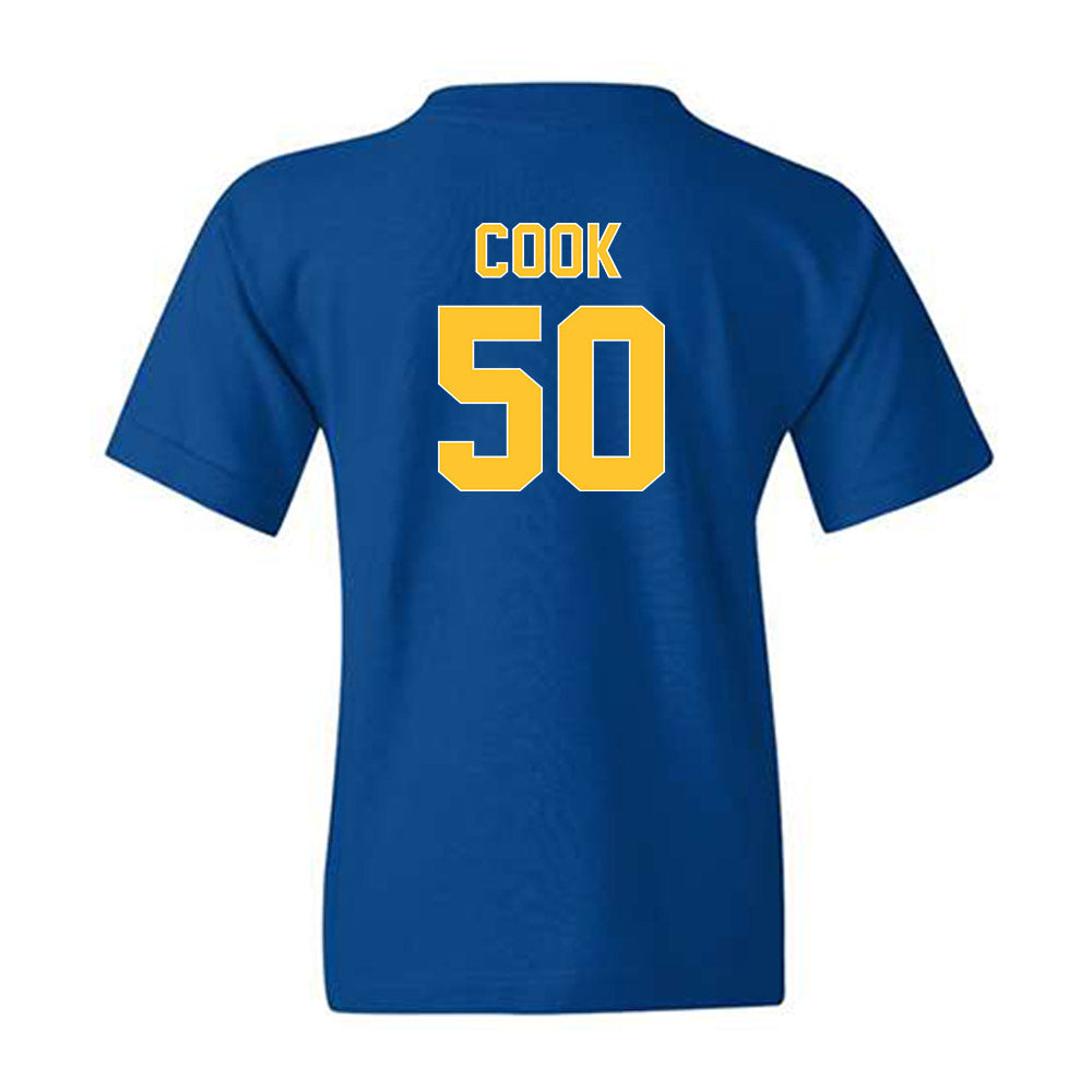Pittsburgh - NCAA Football : Denim Cook - Generic Shersey Youth T-Shirt-1