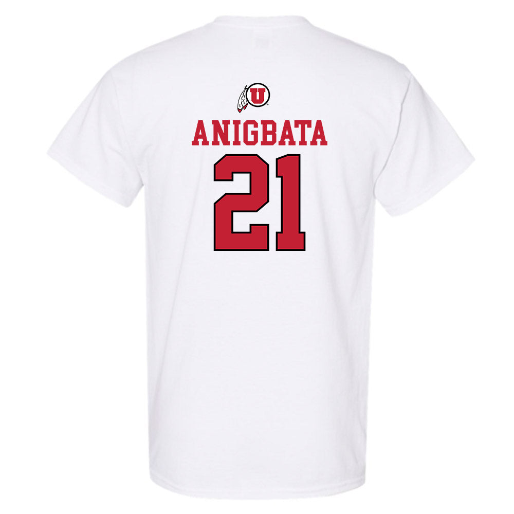 Utah - NCAA Men's Basketball : Alec Anigbata - Sports Shersey T-Shirt-1