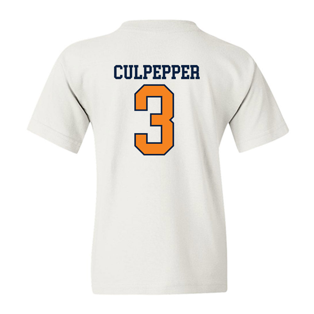 UTEP - Men's Basketball Legends : Randy Culpepper - Replica Shersey Youth T-Shirt-1