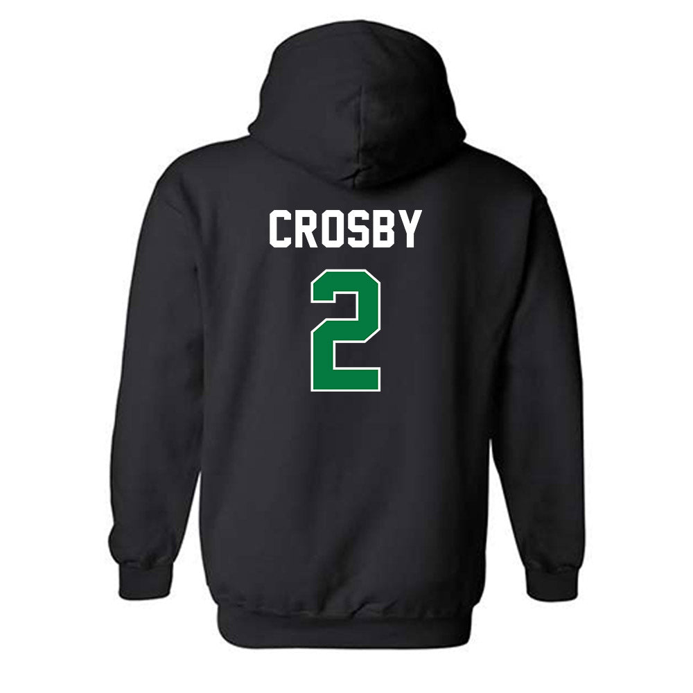 North Texas - NCAA Men's Basketball : Cahmai Crosby - Classic Shersey Hooded Sweatshirt-1