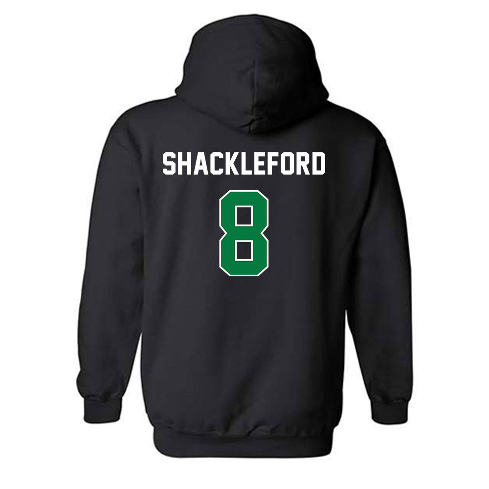 North Texas - NCAA Men's Basketball : Josiah Shackleford - Classic Shersey Hooded Sweatshirt-1