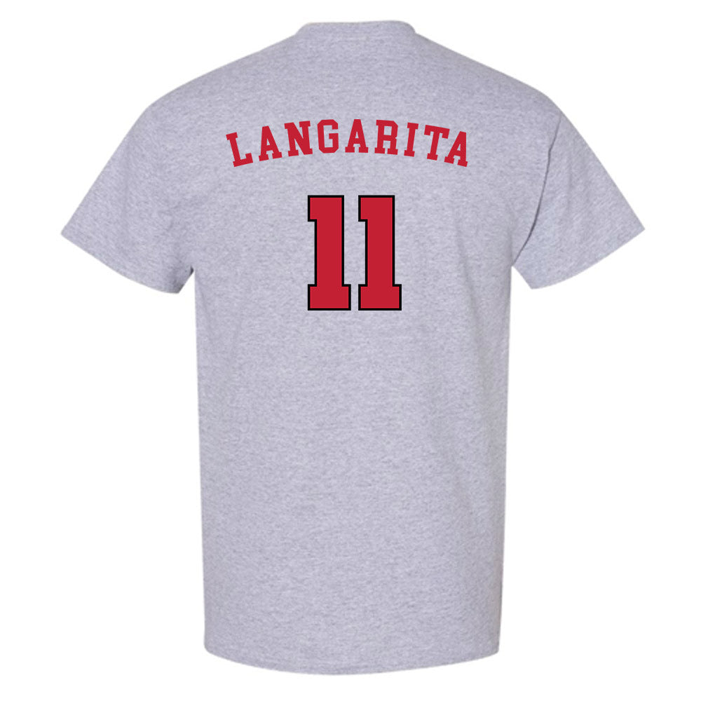 Utah - NCAA Men's Basketball : Lucas Langarita - Generic Sports T-Shirt-1