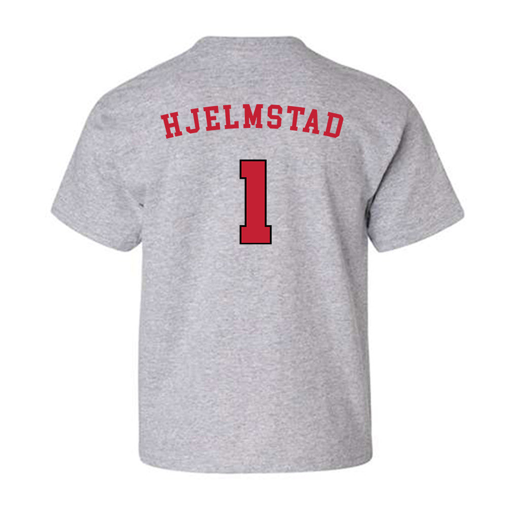 Utah - NCAA Women's Basketball : Avery Hjelmstad - Generic Sports Youth T-Shirt-1