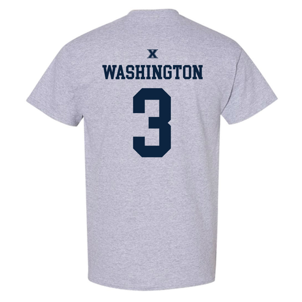 Xavier - NCAA Men's Basketball : Tru Washington - Sports Shersey T-Shirt-1