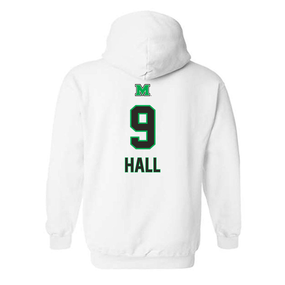 Marshall - NCAA Football : Brayden Hall - Generic Shersey Hooded Sweatshirt-1