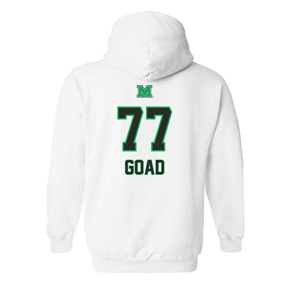 Marshall - NCAA Softball : Jaycie Goad - Generic Shersey Hooded Sweatshirt-1
