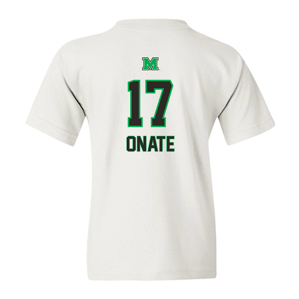 Marshall - NCAA Baseball : Mason Onate - Generic Shersey Youth T-Shirt-1