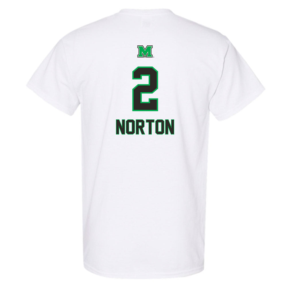 Marshall - NCAA Football : Adrian Norton - Generic Shersey T-Shirt-1