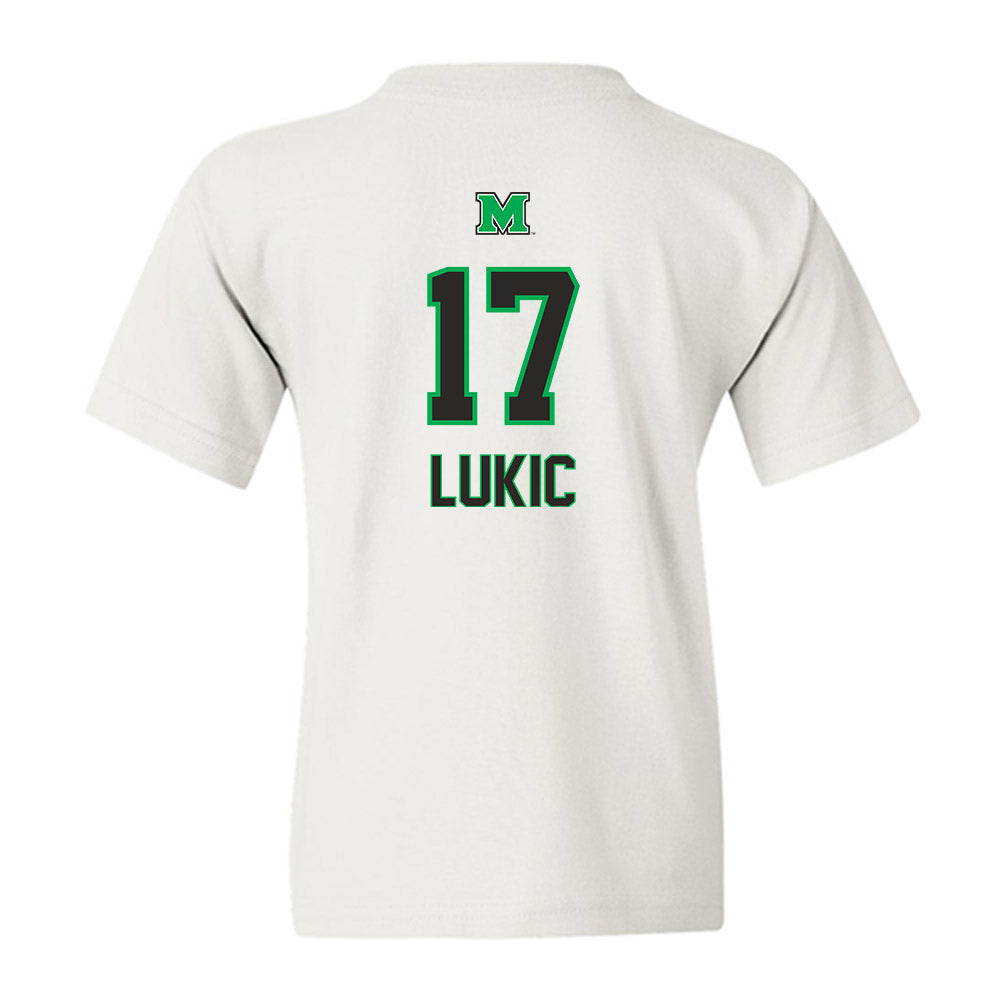 Marshall - NCAA Men's Soccer : Luka Lukic - Generic Shersey Youth T-Shirt-1