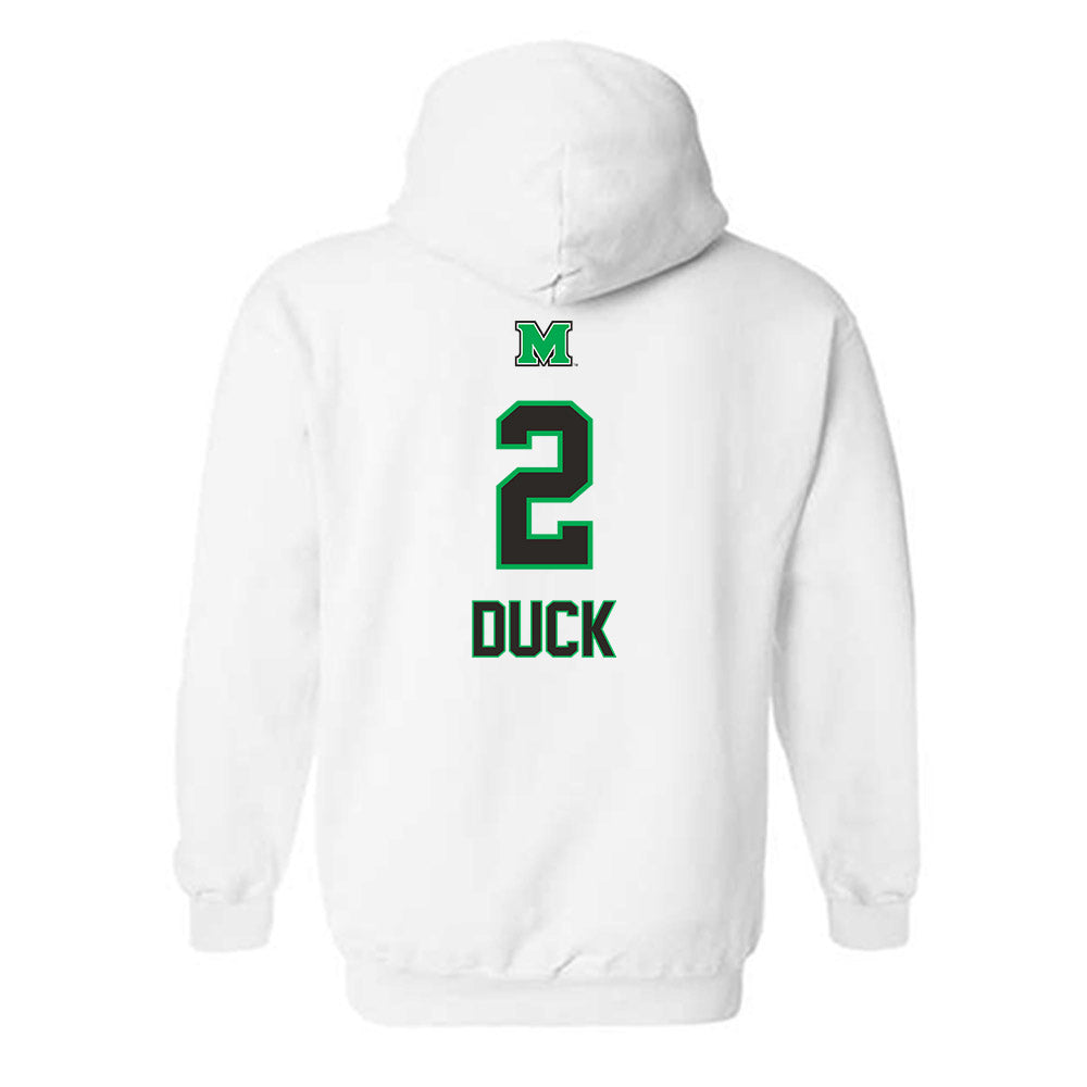 Marshall - NCAA Softball : Bekah Duck - Generic Shersey Hooded Sweatshirt-1