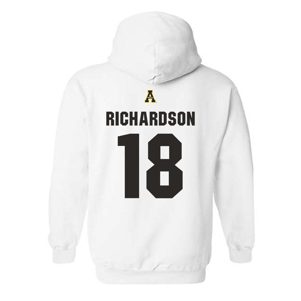 App State - NCAA Women's Volleyball : Raegan Richardson - Sport Shersey Hooded Sweatshirt-1