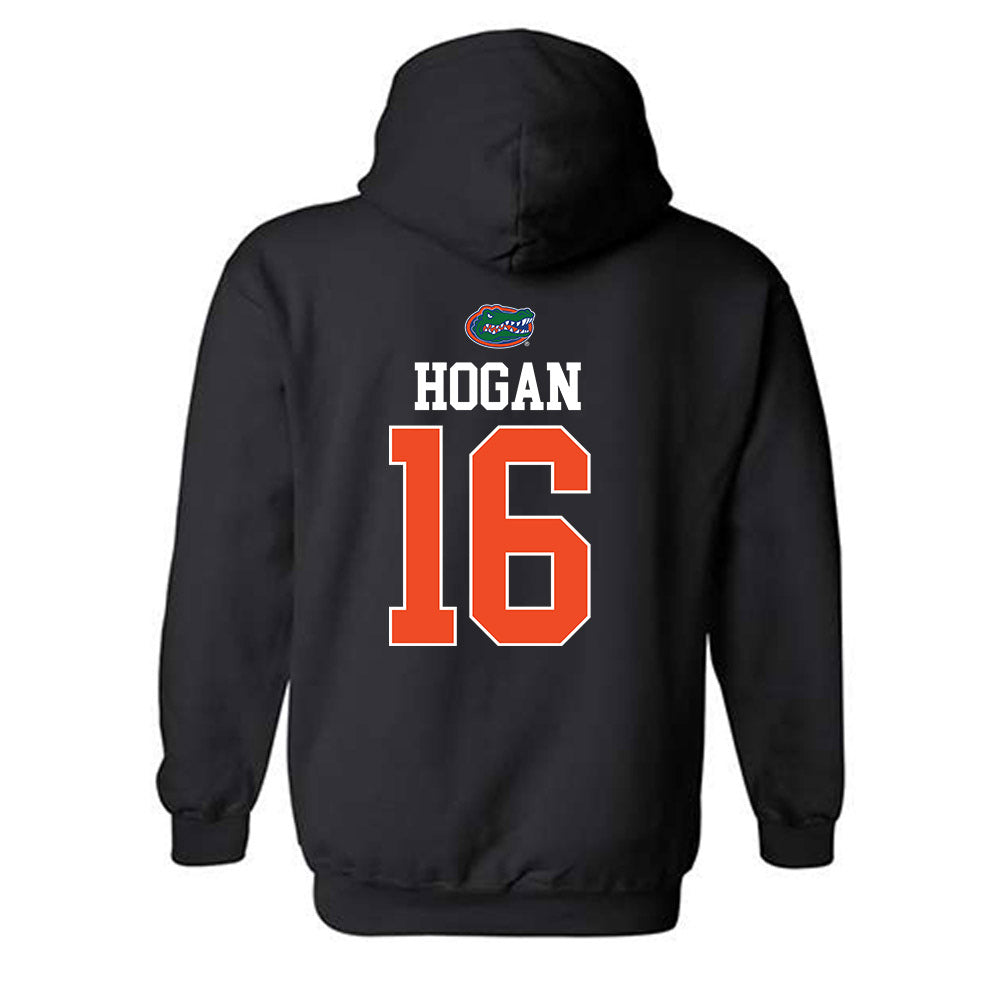 Florida - NCAA Women's Soccer : Courtney Hogan - Sports Shersey Hooded Sweatshirt-1