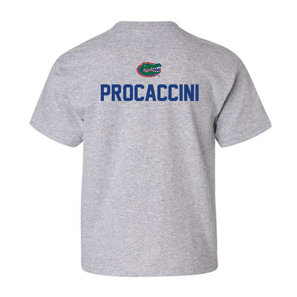 Florida - NCAA Women's Swimming & Diving : Valentina Procaccini - Sports Shersey Youth T-Shirt-1