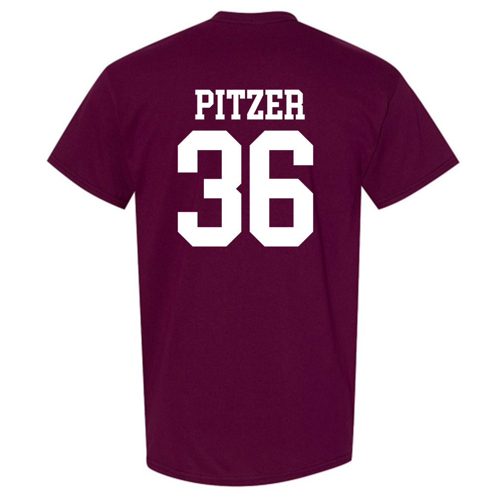 Mississippi State - NCAA Baseball : Tyler Pitzer - Classic Shersey T-Shirt-1