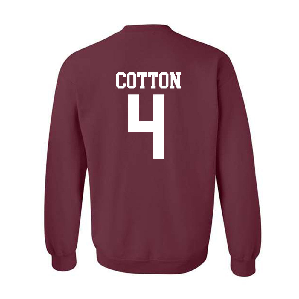 Mississippi State - NCAA Football : Zayion Cotton - Classic Shersey Crewneck Sweatshirt-1