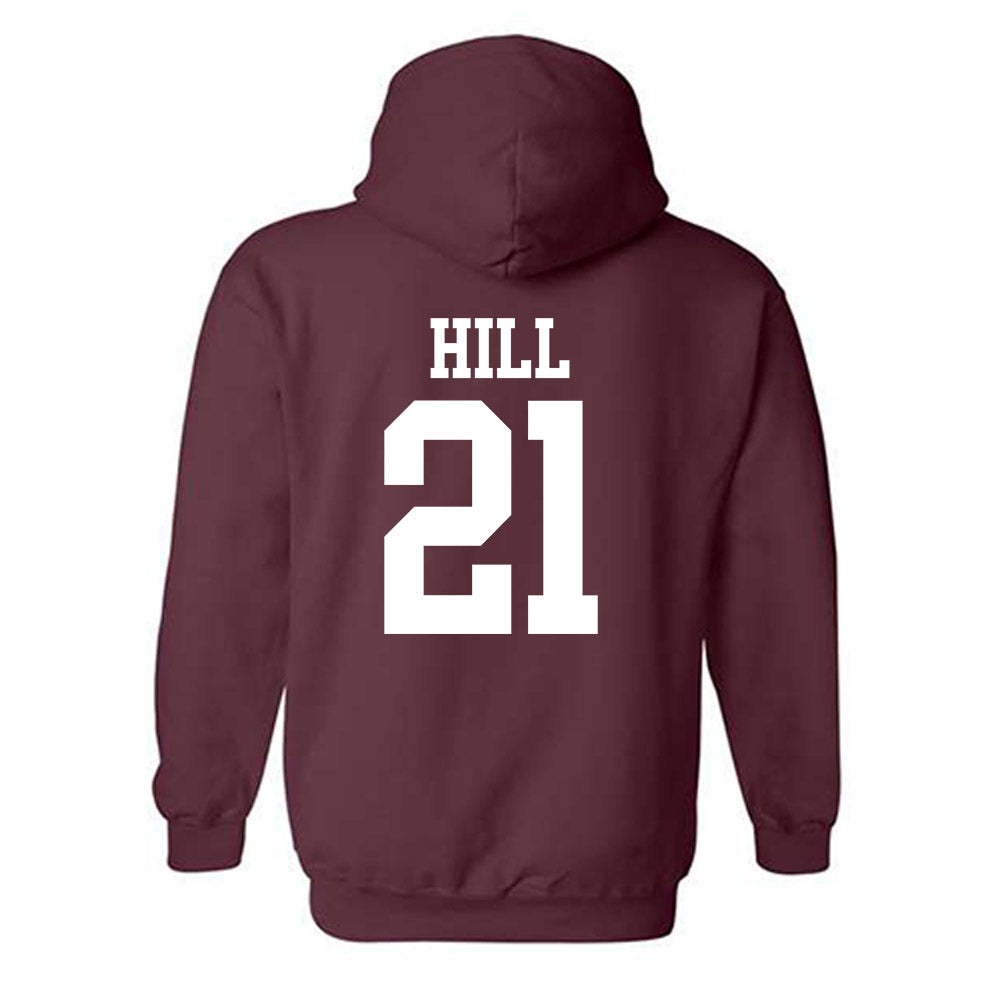 Mississippi State - NCAA Football : Jaeden Hill - Classic Shersey Hooded Sweatshirt-1