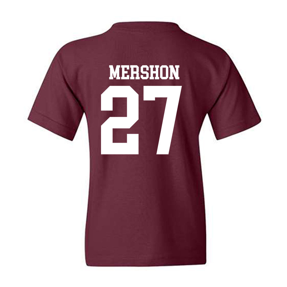 Mississippi State - NCAA Baseball : Peter Mershon - Classic Shersey Youth T-Shirt-1