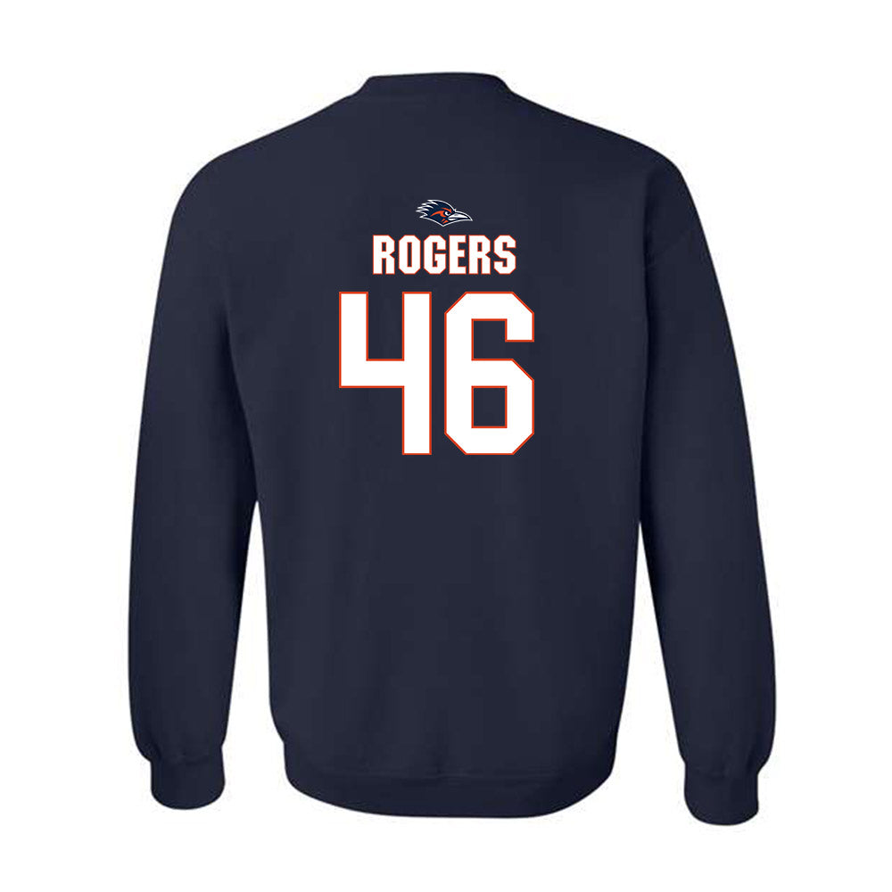 UTSA - NCAA Football : Lane Rogers - Classic Shersey Crewneck Sweatshirt-1