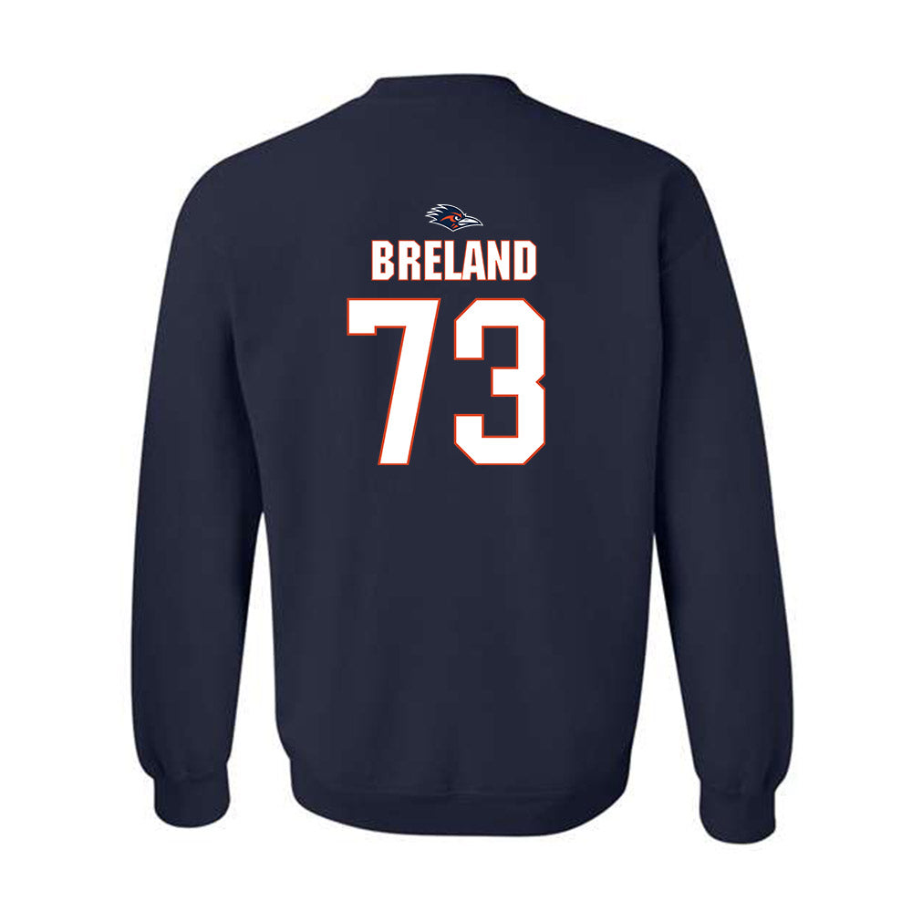 UTSA - NCAA Football : Amarion Breland - Classic Shersey Crewneck Sweatshirt-1