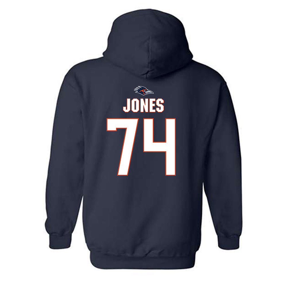 UTSA - NCAA Football : Darrell Jones - Classic Shersey Hooded Sweatshirt-1