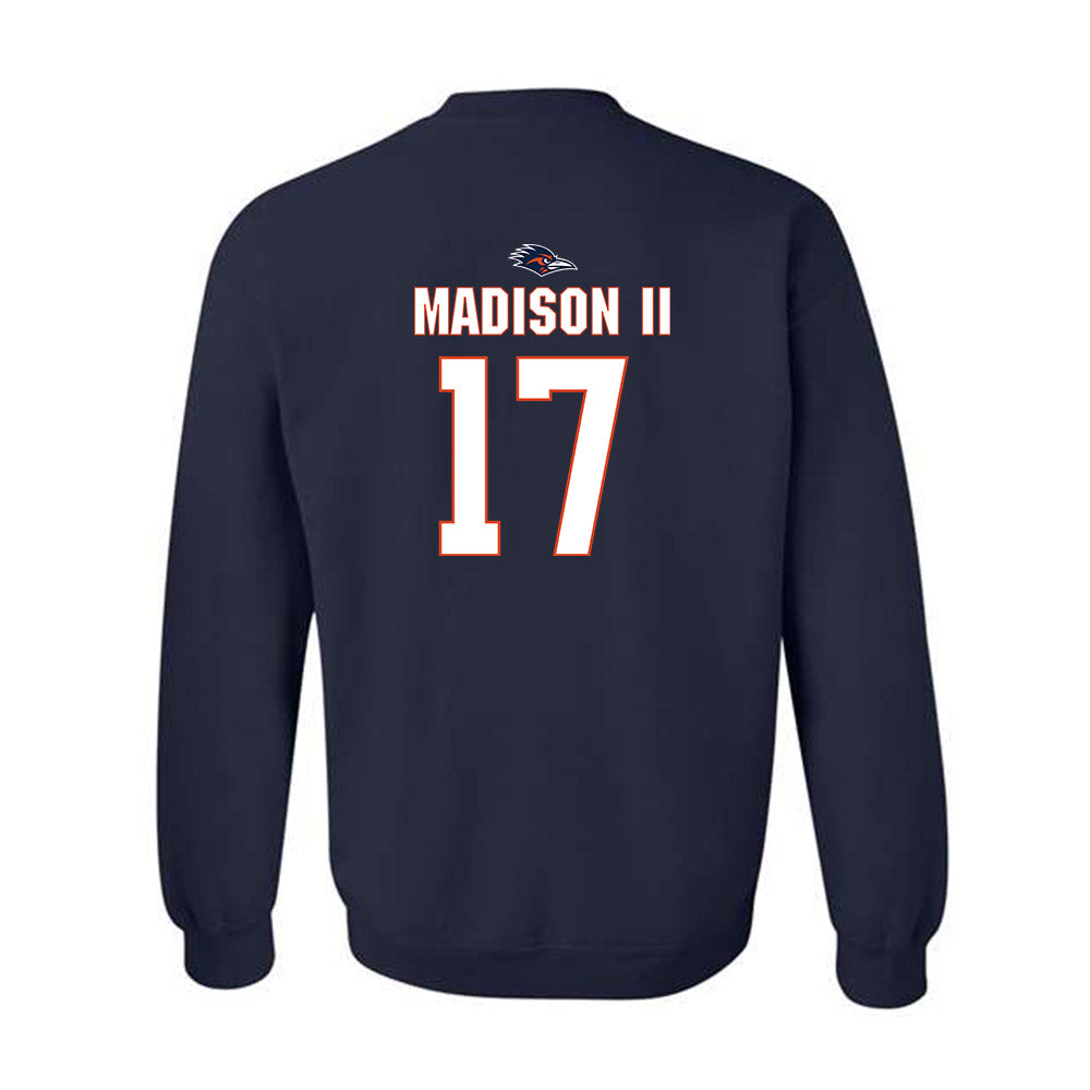 UTSA - NCAA Football : James Madison II - Classic Shersey Crewneck Sweatshirt-1