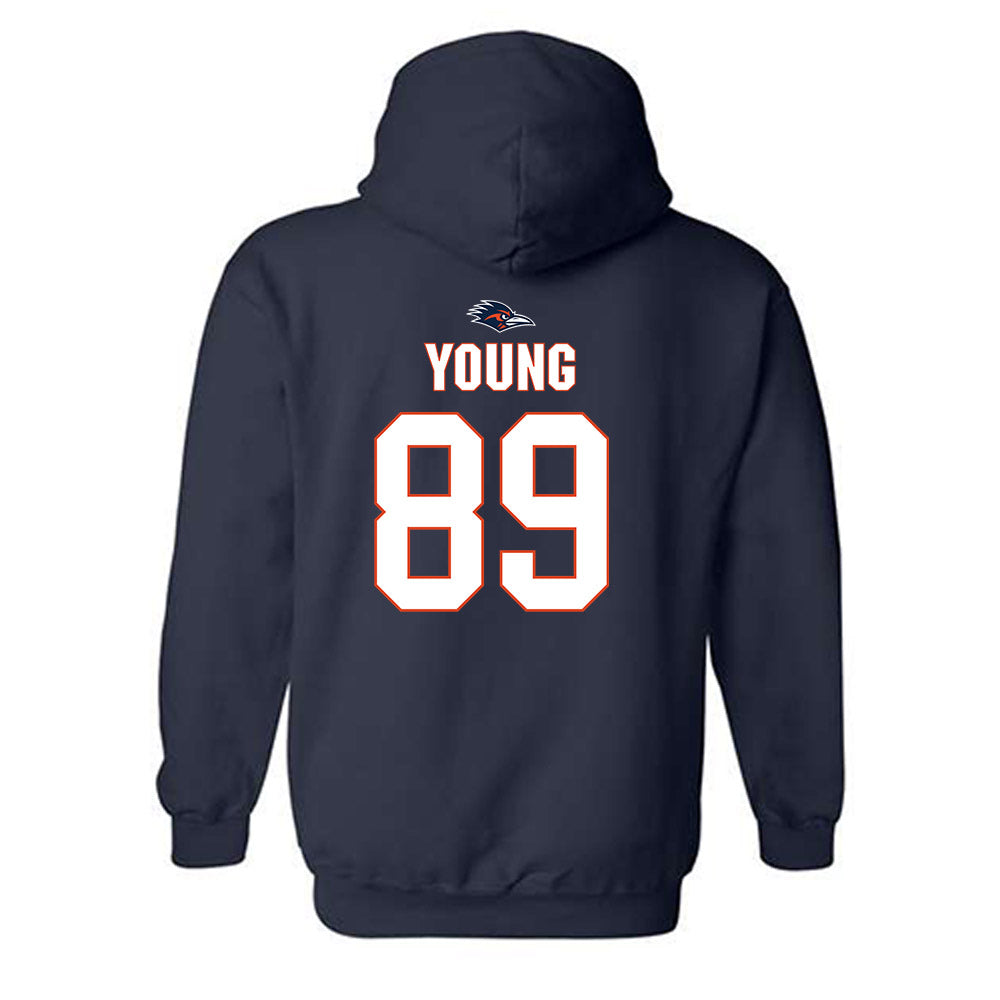 UTSA - NCAA Football : Brandon Young - Classic Shersey Hooded Sweatshirt-1