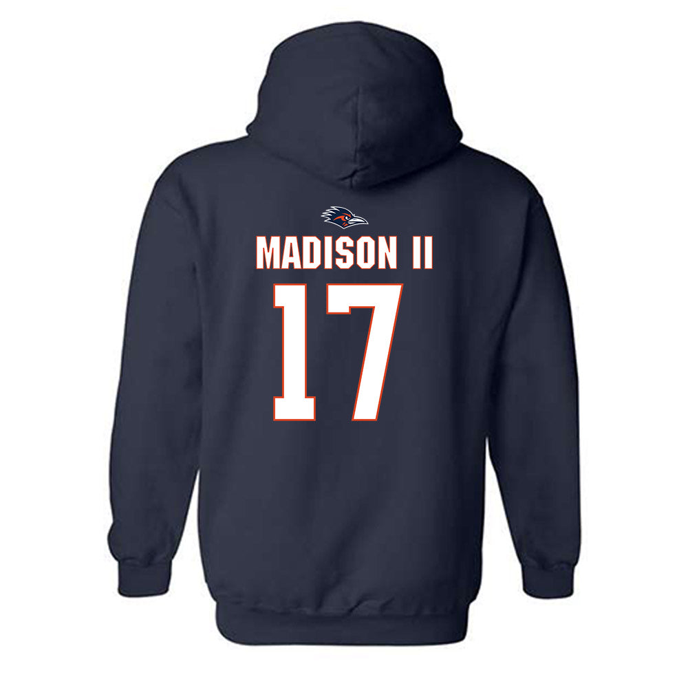 UTSA - NCAA Football : James Madison II - Classic Shersey Hooded Sweatshirt-1