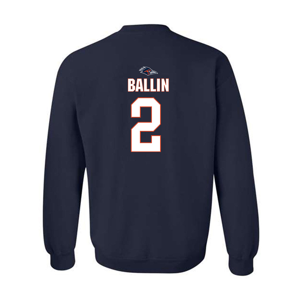 UTSA - NCAA Baseball : Jordan Ballin - Classic Shersey Crewneck Sweatshirt-1