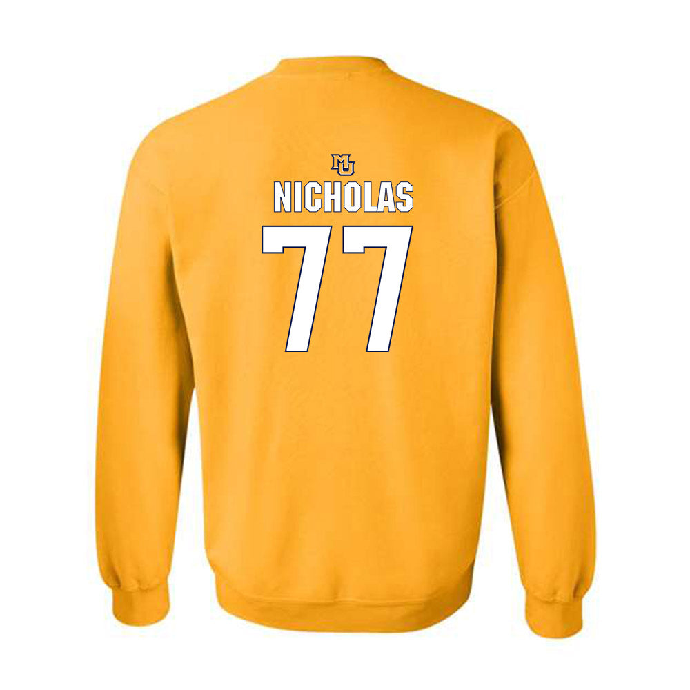 Marquette - NCAA Men's Lacrosse : Brady Nicholas - Generic Shersey Crewneck Sweatshirt
