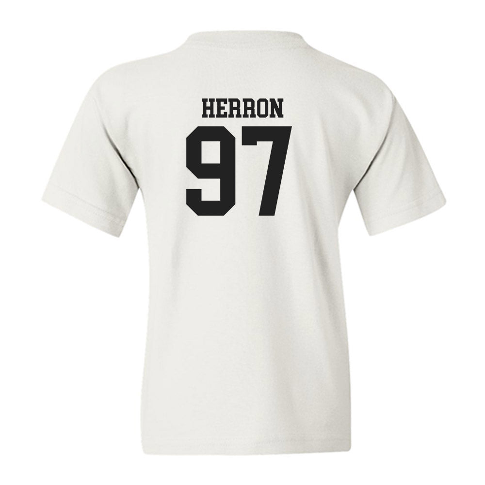 Wake Forest - NCAA Football : Matthew Herron - Classic Shersey Youth T-Shirt-1