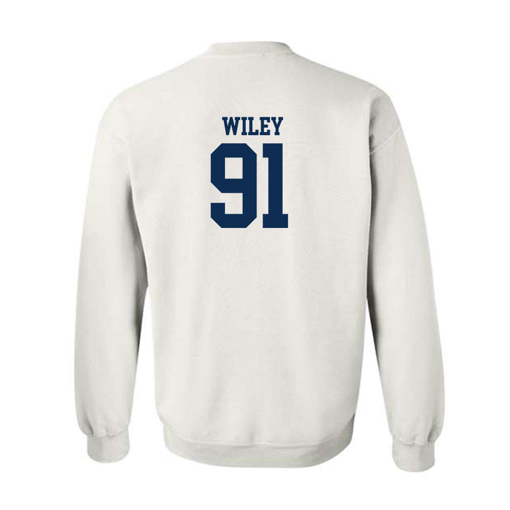 West Virginia - NCAA Football : Darius Wiley - Classic Shersey Crewneck Sweatshirt-1