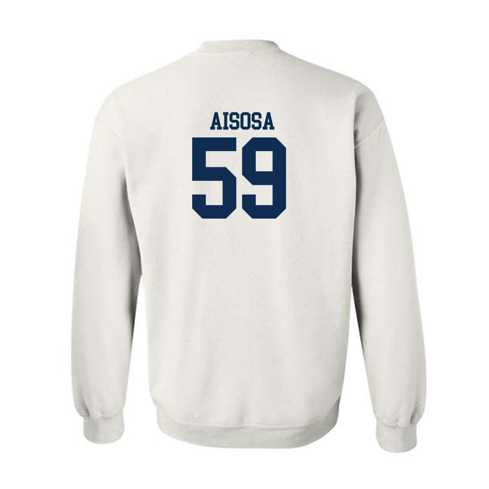 West Virginia - NCAA Football : Josh Aisosa - Classic Shersey Crewneck Sweatshirt-1