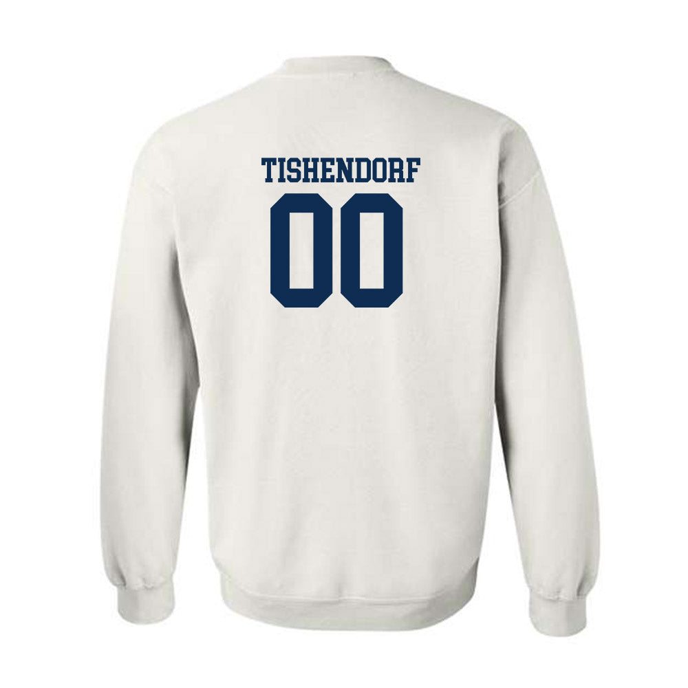 West Virginia - NCAA Football : Noah Tishendorf - Classic Shersey Crewneck Sweatshirt-1