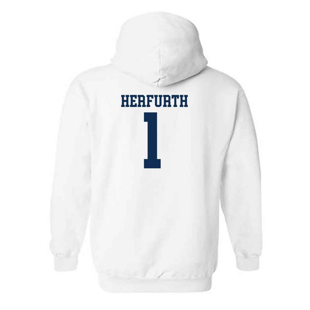 West Virginia - NCAA Women's Soccer : Bailey Herfurth - Classic Shersey Hooded Sweatshirt-1