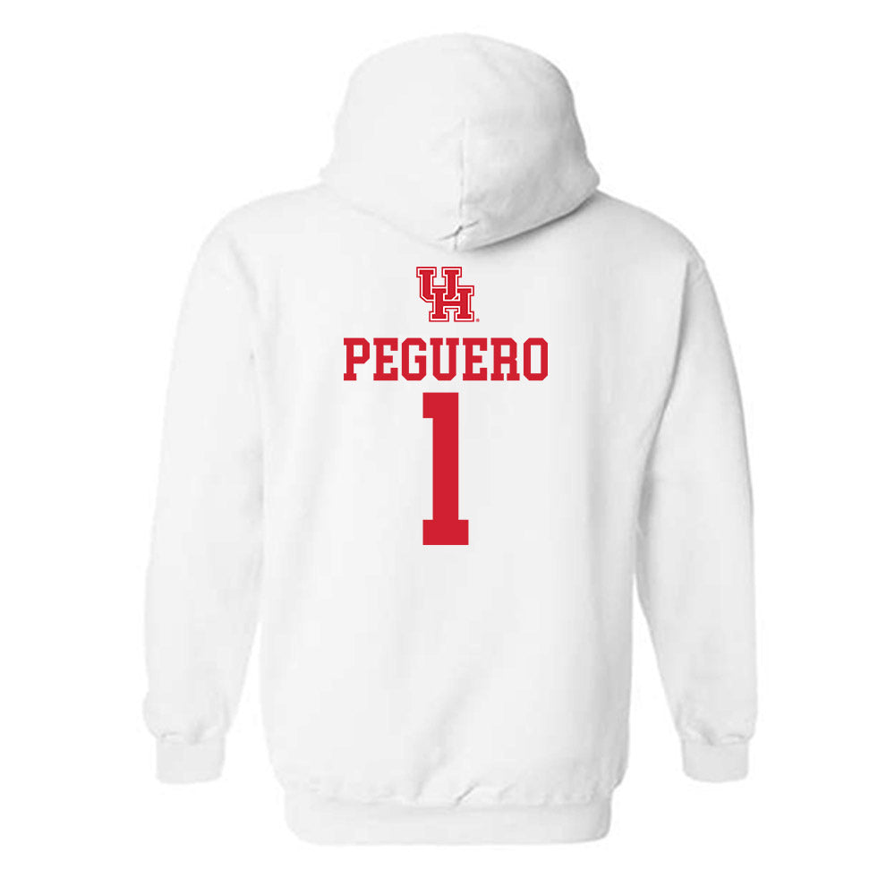 Houston - NCAA Women's Basketball : Briana Peguero - Sports Shersey Hooded Sweatshirt-1