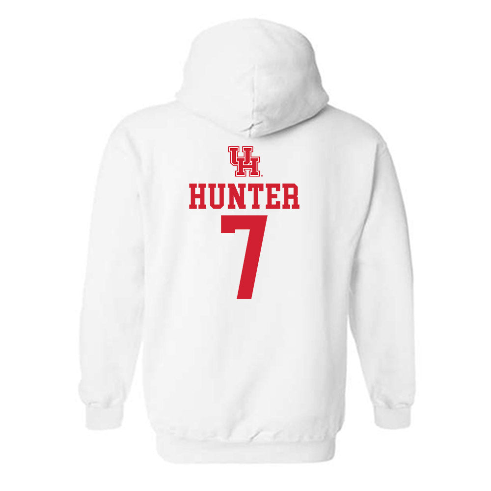 Houston - NCAA Women's Basketball : Kyndall Hunter - Sports Shersey Hooded Sweatshirt-1