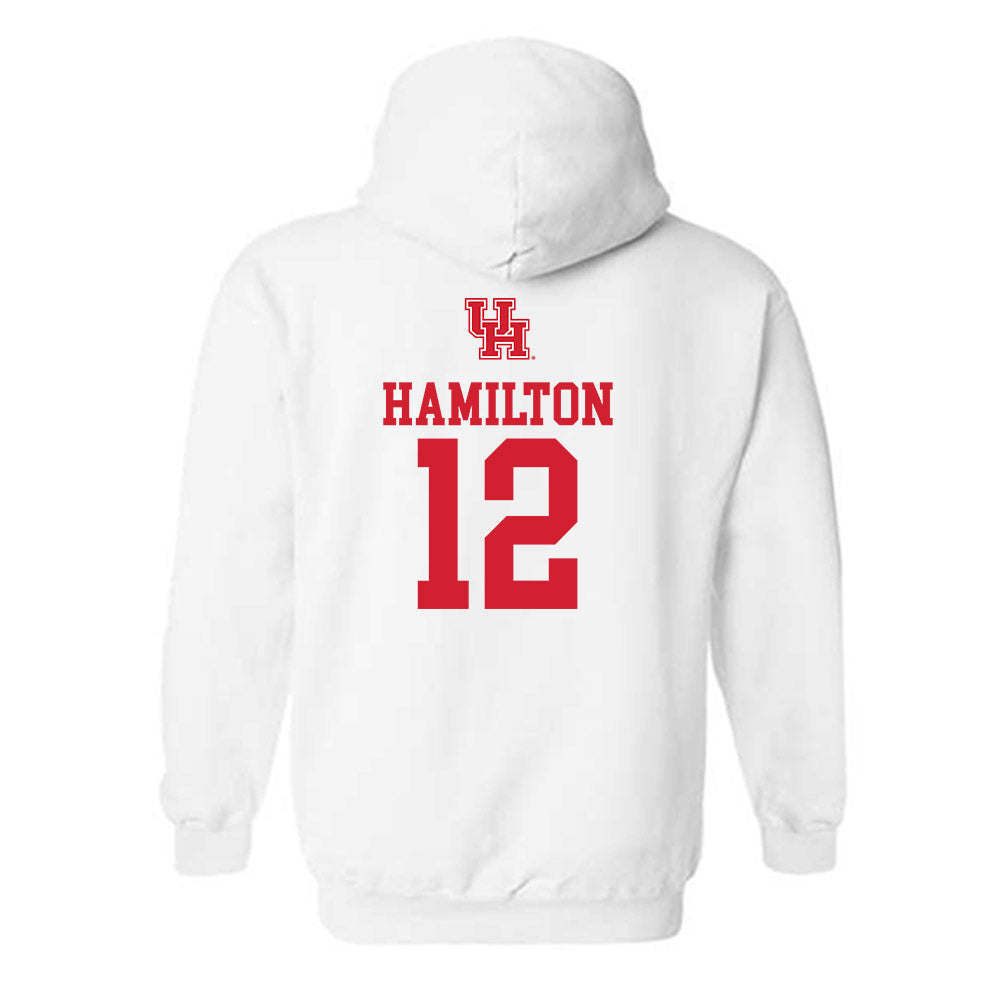 Houston - NCAA Women's Basketball : Kaelyn Hamilton - Sports Shersey Hooded Sweatshirt-1