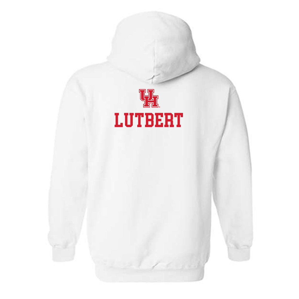 Houston - NCAA Women's Basketball : Elodie Lutbert - Sports Shersey Hooded Sweatshirt-1