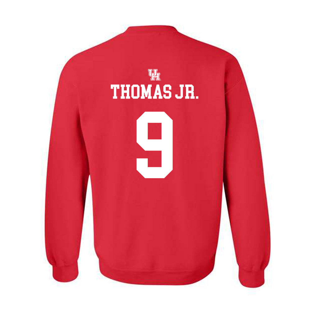 Houston - NCAA Men's Basketball : Dedan Thomas Jr. - Sports Shersey Crewneck Sweatshirt-1