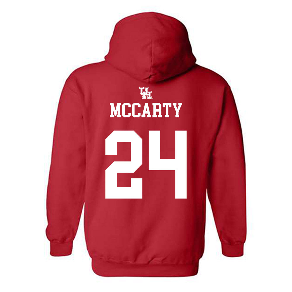 Houston - NCAA Men's Basketball : Chase McCarty - Sports Shersey Hooded Sweatshirt-1